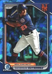 2024 Bowman Sapphire Edition Base Set Daiverson Gutierrez #BCP-59 card