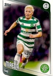 2025-26 Topps UEFA Club Competitions Base Set Daizen Maeda #98 card