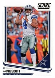 2018 Score Base Set Dak Prescott #83 card