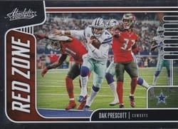 2019 Panini Absolute Red Zone Dak Prescott #19 card
