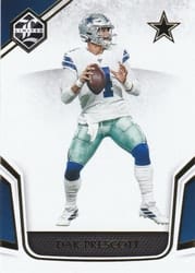 2019 Panini Limited Base Set Dak Prescott #54 card
