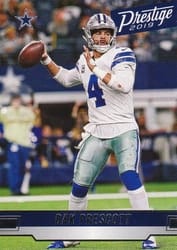 2019 Panini Prestige Base Set Dak Prescott #30 card
