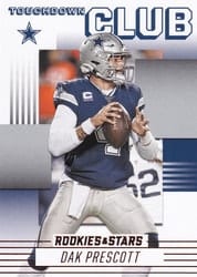 2020 Panini Rookies & Stars Touchdown Club Dak Prescott #TC-4 card