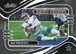 2021 Panini Absolute Red Zone Dak Prescott #9 card