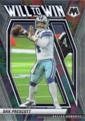 2021 Panini Mosaic Will to Win Dak Prescott #6 card