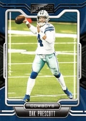 2021 Panini Playbook Base Set Dak Prescott #22 card