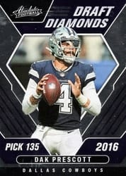 2022 Panini Absolute Draft Diamonds Dak Prescott #DD-2 card