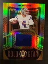2022 Panini Gold Standard Gold Gear Dak Prescott #GG-DPR card