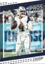 2023 Panini Prestige Prestigious Pros Dak Prescott #4 card