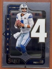 2024 Panini Select Select Numbers Dak Prescott #14 card