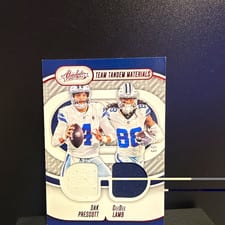 2024 Panini Absolute Team Tandem Materials Dak Prescott / CeeDee Lamb #TTM-DAL card