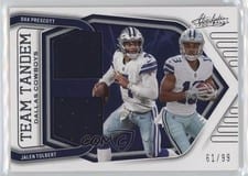 2022 Panini Absolute Team Tandem Materials Dak Prescott / Jalen Tolbert #TT-DJ card
