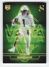 2025 Panini Silhouette Vanta Dakorien Moore #22 card