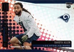 2019 Panini Unparalleled Base Set Dakota Allen #285 card