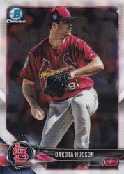 2018 Bowman Chrome Prospects Dakota Hudson #BCP176 card