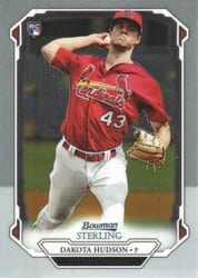 2019 Bowman Sterling Base Set Dakota Hudson #BSR-93 card