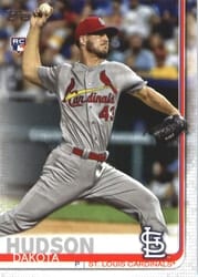 2019 Topps Base Set Dakota Hudson #697 card
