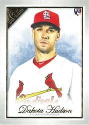 2019 Topps Gallery Base Set Dakota Hudson #58 card