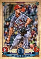 2019 Topps Gypsy Queen Base Set Dakota Hudson #64 card