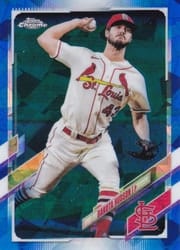2021 Topps Chrome Sapphire Edition Base Set Dakota Hudson #455 card