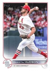 2022 Topps Update Base Set Dakota Hudson #US178 card