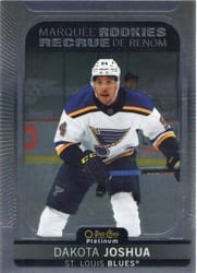 2021-22 O-Pee-Chee Platinum Base Set Dakota Joshua #242 card