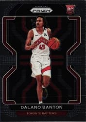 2021-22 Panini Prizm Base Set Dalano Banton #328 card