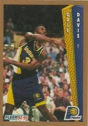 1992-93 Fleer Base Set Dale Davis #88 card