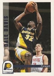 1992-93 Hoops Base Set Dale Davis #89 card