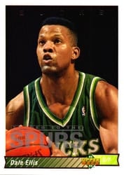 1992-93 Upper Deck Base Set Dale Ellis #88 card