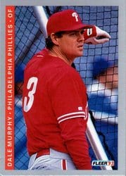 1993 Fleer Base Set Dale Murphy #496 card