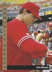 1993 Upper Deck Base Set Dale Murphy #32 card