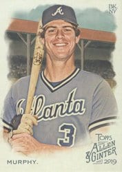 2019 Topps Allen & Ginter Base Set Dale Murphy #135 card