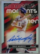 2023 Finest Moments Autographs Dale Murphy #FMA-DM card