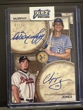 2025 Topps Museum Collection Dual On Card Autographs Dale Murphy #DA-MJ card