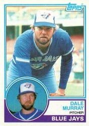 1983 Topps Base Set Dale Murray #42 card