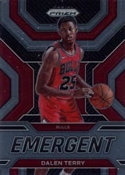 2022-23 Panini Prizm Emergent Dalen Terry #29 card