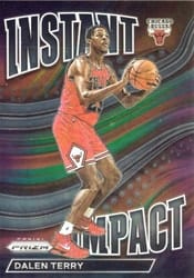 2022-23 Panini Prizm Instant Impact Dalen Terry #6 card