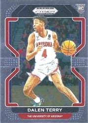 2022 Panini Prizm Draft Picks Base Set Dalen Terry #92 card