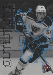 2025-26 Fleer Ultra Outlining Dalibor Dvorsky #OL 23 of 30 card