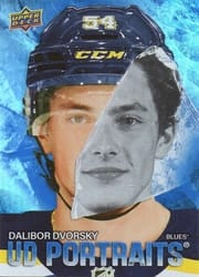 2025-26 Upper Deck UD Portraits Dalibor Dvorsky #P-22 card