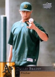 2009 Upper Deck Base Set Dallas Braden #785 card