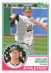 2021 Topps Archives Base Set Dallas Braden #167 card