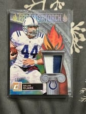 2025 Donruss Passing the Torch Jerseys Dallas Clark / Tyler Warren #PTJ-IND card