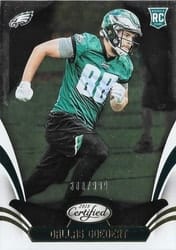 2018 Panini Certified Base Set Dallas Goedert #142 card