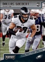 2018 Panini Playoff Base Set Dallas Goedert #299 card