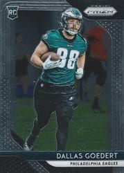 2018 Panini Prizm Base Set Dallas Goedert #299 card