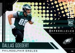 2018 Panini Unparalleled Base Set Dallas Goedert #229 card
