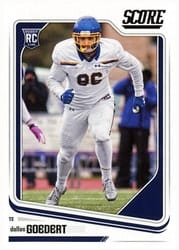 2018 Score Base Set Dallas Goedert #377 card