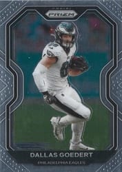 2020 Panini Prizm Base Set Dallas Goedert #171 card